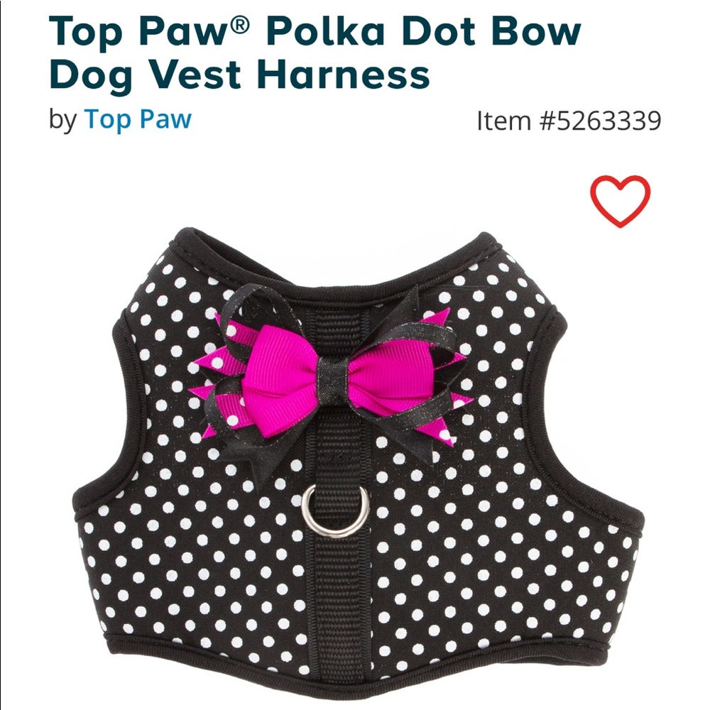 Top Paw XXS Small Dog Harness